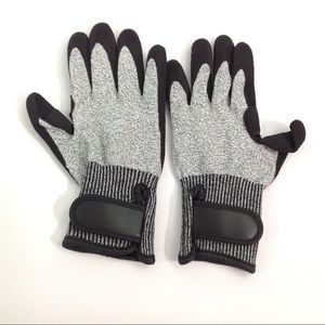 New Thick Work Gloves Gray Black